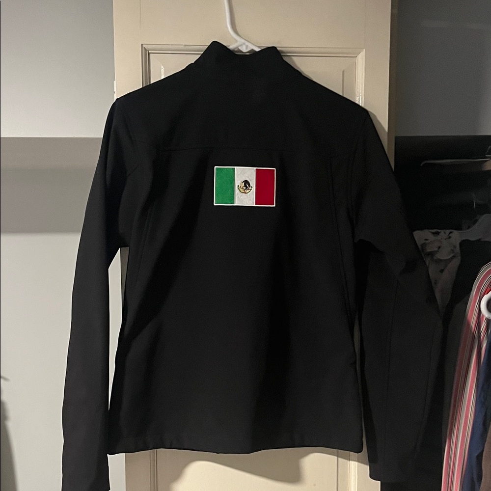 Ariat women Black Performance Jacket with mexican Logo - Picture 2 of 2